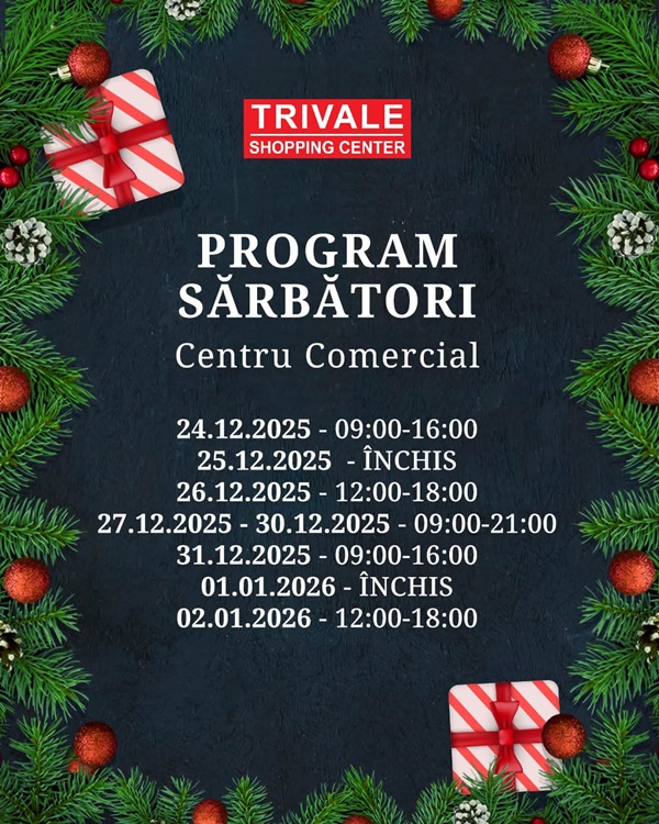 Pitești. Care este programul mall-urilor în perioada sărbătorilor de iarnă 3 5f05a3e1 2469 4239 9f08 3860597c2779 - Pitești. Care este programul mall-urilor în perioada sărbătorilor de iarnă