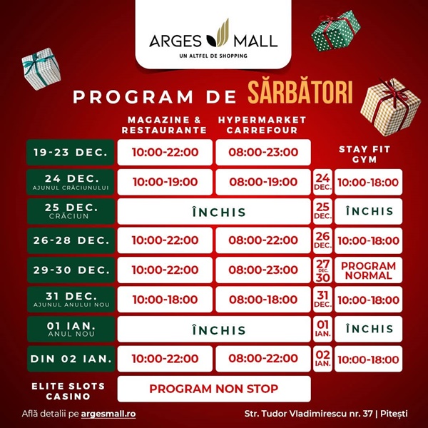 Pitești. Care este programul mall-urilor în perioada sărbătorilor de iarnă 1 d2270f2f 0d2a 4b4d 9420 f58f5ad08c97 1 - Pitești. Care este programul mall-urilor în perioada sărbătorilor de iarnă
