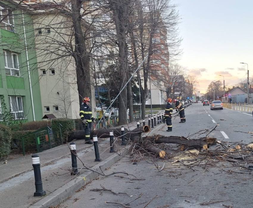 interventie in Pitești pompieri