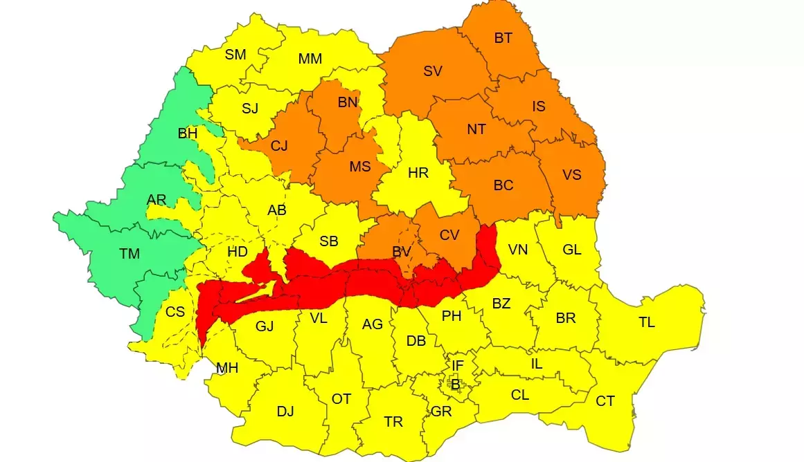 img - Zona de nord a Argeșului se află sub cod roșu de viscol