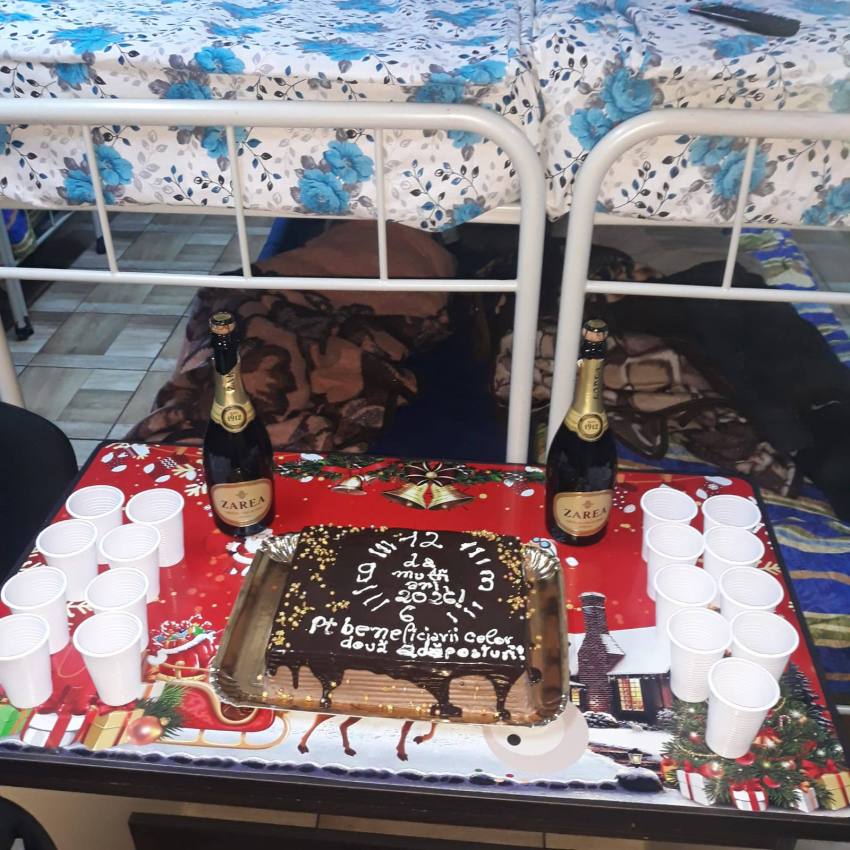 Revelion adapost nord