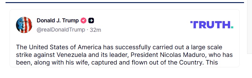 cats 2 - Reacția Chinei după atacul SUA în Venezuela și capturarea lui Maduro