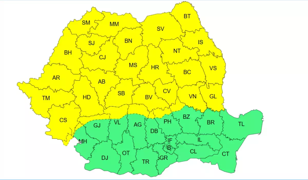 img - ANM anunță ninsori, viscol, ger și polei în intervalul 6 - 9 ianuarie