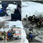page - Mașină căzută în râul Bistrița! Trei copii salvați de jandarmi