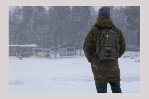 om, elev, student, zapada