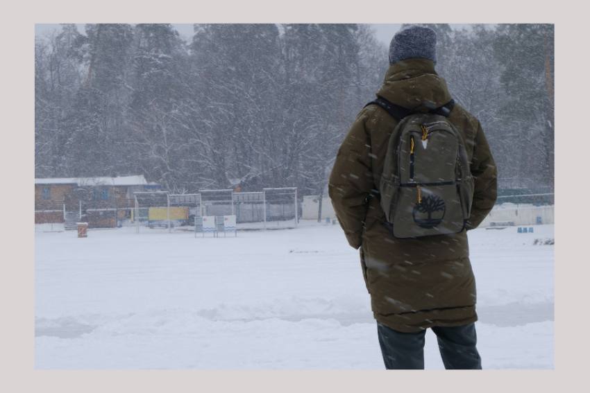 om, elev, student, zapada