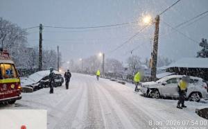 WhatsApp Image 2026 01 08 at 08.11.35 - Accident cu victimă la Oarja! Implicate două autoturisme!