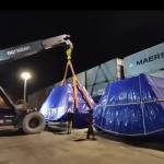 cats - "Uriașul" care va fora Tunelul Poiana de pe Autostrada Sibiu-Pitești a ajuns în Portul Constanța!