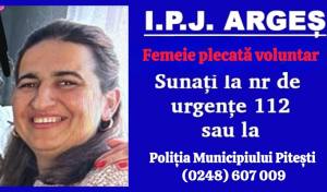 femeie dispărută Argeș Poiana Lacului