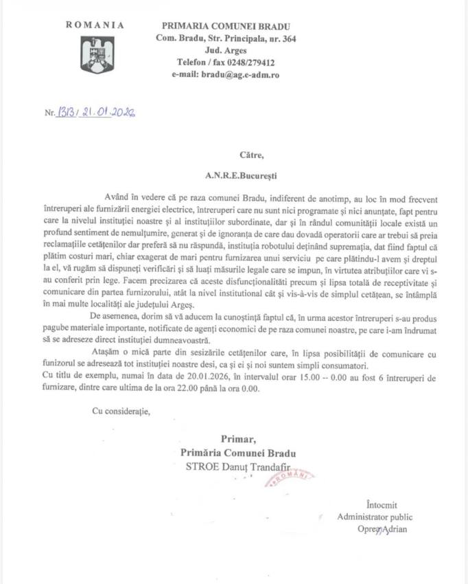 615822451 2507517309642722 3291822161802644654 n - Primarul Dan Stroe - Precizări legate de pana de curent din 20 ianuarie