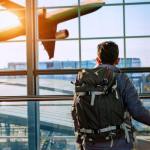 avion calatorie bărbat