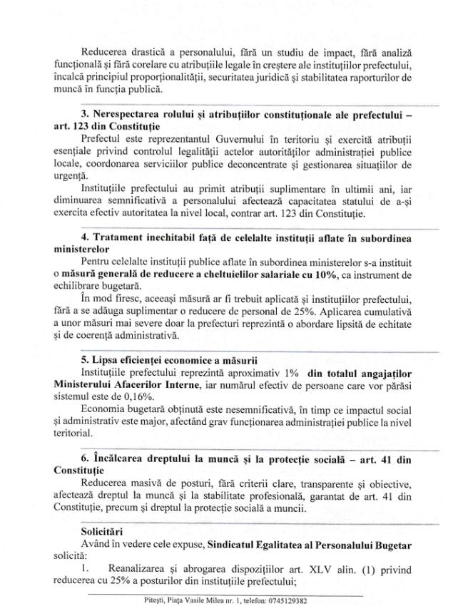 prefecturi 2 - Prefecturile, sacrificate politic? Sindicatul denunță tăieri de 25% pentru o economie de doar 0,16% și anunță proteste