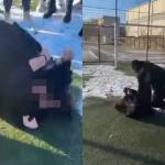 Scene de o violență extremă în Argeș! Tineri filmați în timp ce își împart pumni și picioare 10 bătaie costești