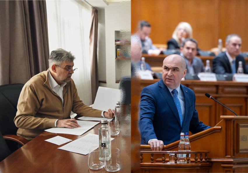 Sursă foto: FB Marcel Ciolacu și FB Ilie Bolojan