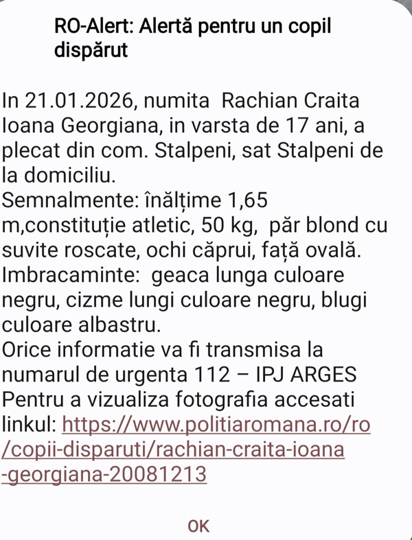 fc897f4d 26a6 475b b308 b6520978959a - Un tată din Argeș își caută cu disperare fiica de 17 ani. Ioana este de negăsit