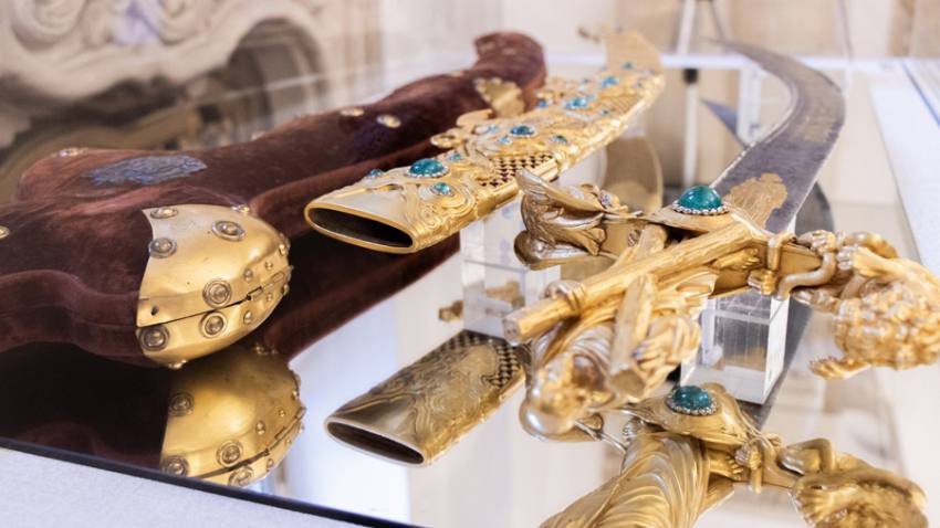 Sabia lui Al Ioan Cuza Sursă foto: FB Muzeul național Cotroceni