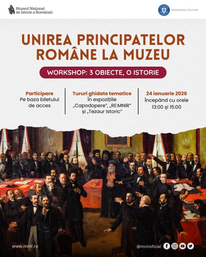Sursă foto: FB Muzeul Național de Istorie a României