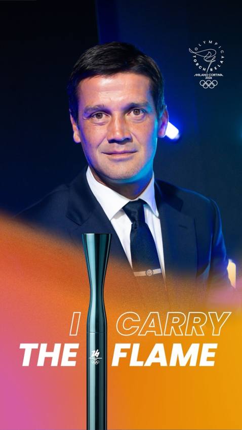 G XtR HXcAA130B 1 - Cristi Chivu va purta torţa olimpică pentru Jocurile Olimpice de Iarnă Milano Cortina 2026