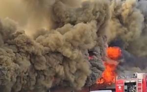 cats 1 - Incendiu violent cu degajări mari de fum. A fost emis RO-Alert