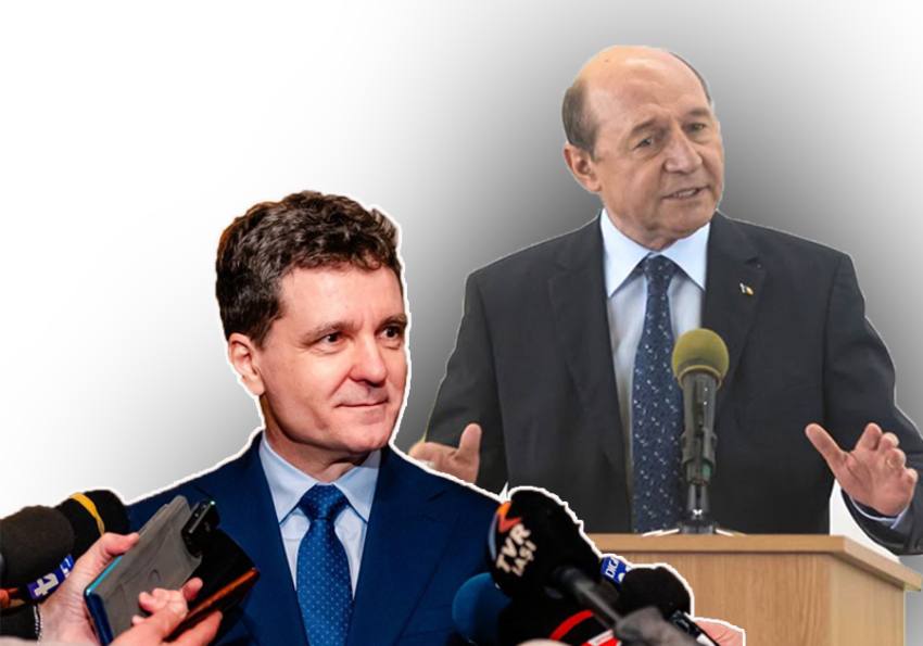 Sursă foto: FB Nicușor Dan și FB Traian Băsescu.