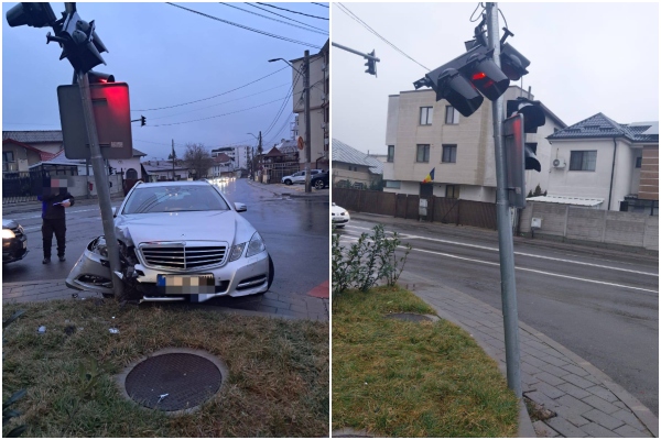 accident Pitești semafoare