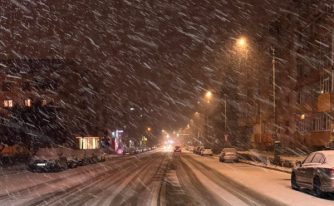 ninsoare în pitești argeș