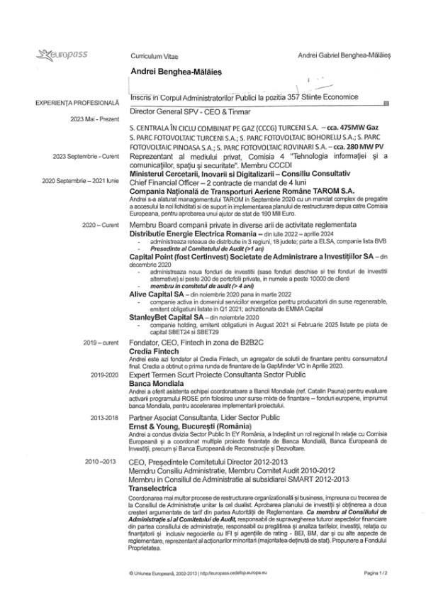 RO CV Benghea Malaies Andrei 1 - AȘA să tot MUNCEȘTI! El este românul cu 11 surse de venit