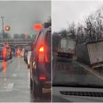 trafic ingreunat Pitești tir DN7