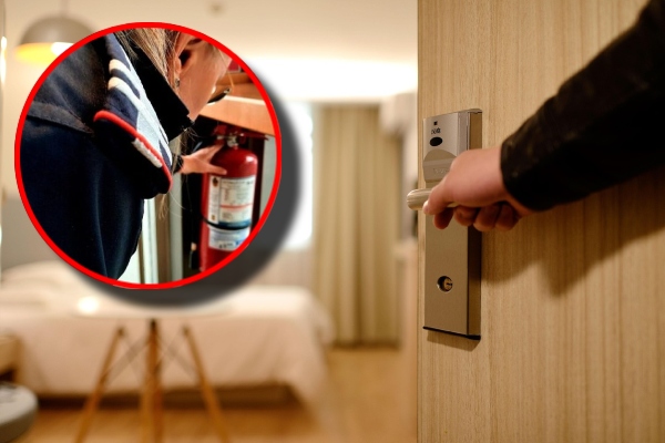 cameră hotel control ISU