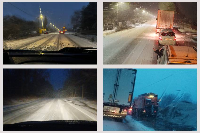 trafic afectat de zapada