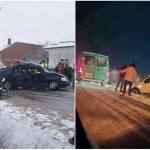 Accident pe vreme rea în sudul țării