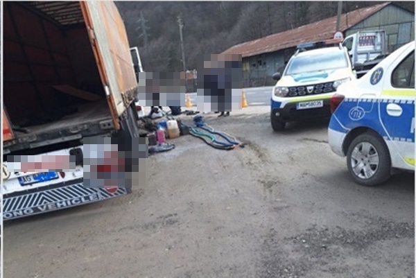 șoferul unui TIR cu numere de Argeș, reținut de polițiștii vâlceni