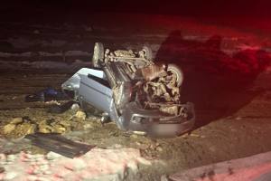 accident mașină răsturnată Dâmbovicioara