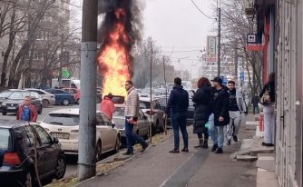 incendiu București