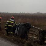 masina rasturnata Argeș