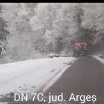 cats 3 - Ninge în Argeș! Drumarii intervin pe Transfăgărășan