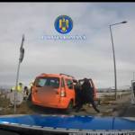 Interventie Sibiu - Fără permis, cu o mașină furată şi cu poliţia pe urme. Aventura unui tânăr de 26 de ani