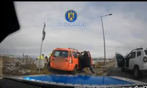 Interventie Sibiu - Fără permis, cu o mașină furată şi cu poliţia pe urme. Aventura unui tânăr de 26 de ani