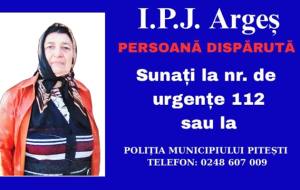 2ef8c608 12c1 4db7 bb34 6b0c39233260 - Alertă în Pitești! Femeie de 67 de ani dată dispărută