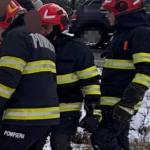 cats - Încă un accident în Argeș! Mașină răsturnată în șanț