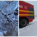 page 4 - Cod galben de vreme rea: mașini blocate, copaci căzuți, oameni fără curent electric și drumuri închise