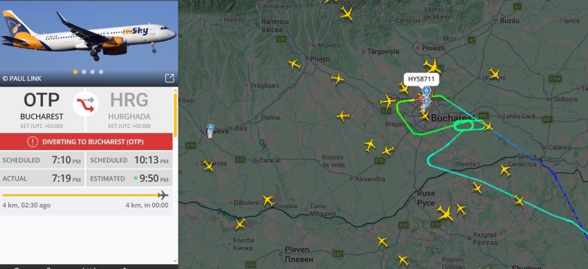 UPDATE: Avionul a aterizat în siguranță pe Aeroportul Otopeni 1 cats 2 - UPDATE: Avionul a aterizat în siguranță pe Aeroportul Otopeni