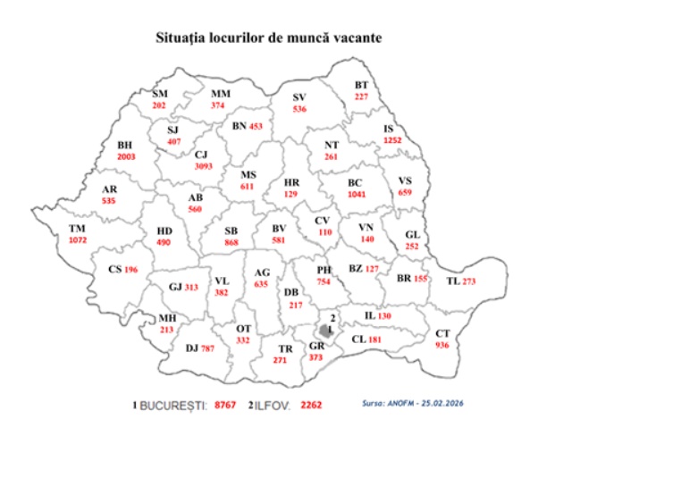 cats 4 - Peste 33.000 de locuri de muncă disponibile în România! Peste 630 sunt în Argeș