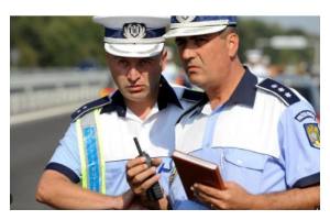 poliție polițiști trafic șofer