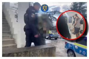 supect furt Bradulet perchezitie Arges - ARGEȘ: Descindere la prima oră! Suspect de furt, săltat de mascați