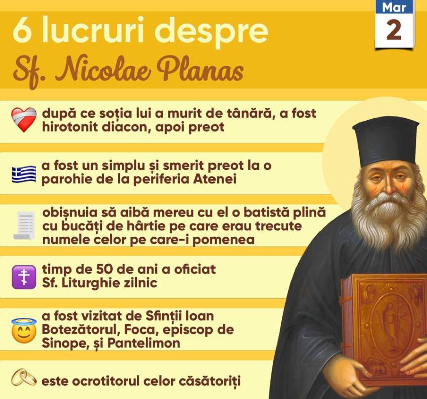 Astăzi, pe 2 martie 2026, se împlinesc 94 de ani. Ce mesaj a lăsat Sfântul Nicolae Planas și de ce mii de familii îi cer ajutorul? 1 Sursă foto: FB Agenției de Știri Basilica.