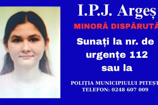 fată dispărută Pitești