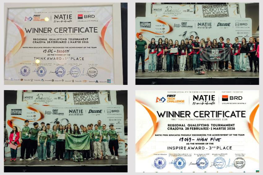 campionat de robotica IC Bratiianu