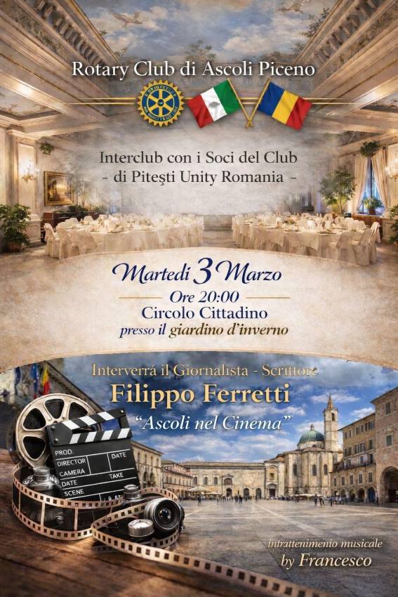 Rotary Club Pitești Unity marchează un an de la cartare printr-o înfrățire internațională în Italia 1 rotary unity 2 - Rotary Club Pitești Unity marchează un an de la cartare printr-o înfrățire internațională în Italia