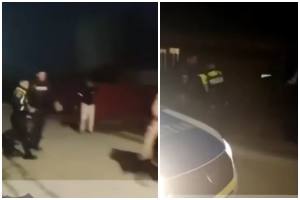 Polițiști atacați de peste 30 de persoane în Vaslui